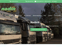Tablet Screenshot of nadin.eu